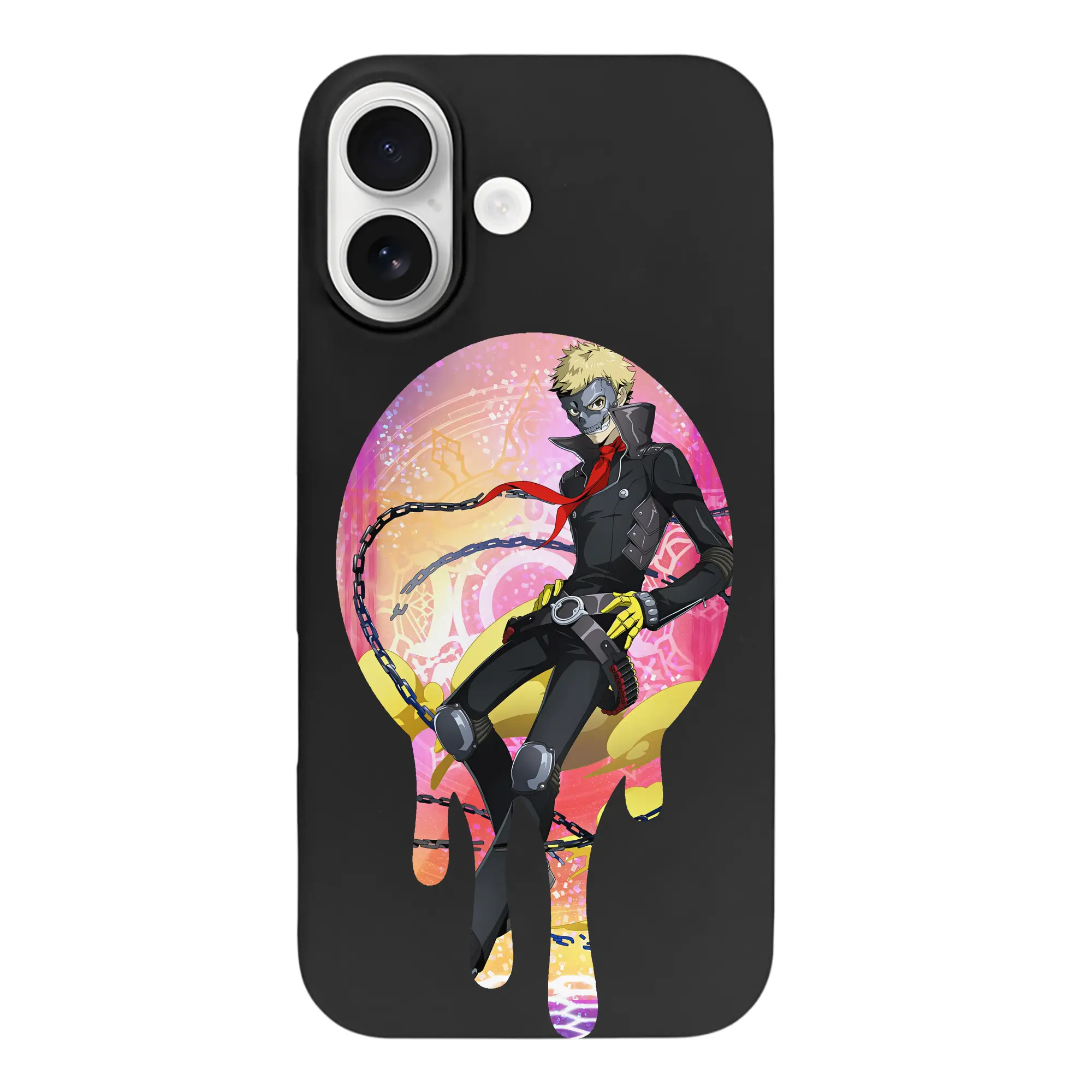 ペルソナ グッズ,坂本竜司 - iPhone 17 シリーズ シリコンケース 薄型 耐衝撃 指紋防止 ソフトタッチカバー 精密フィット 傷防止 保護ケース iPhone 17/17 Air/17 Pro/17 Pro Max 対応